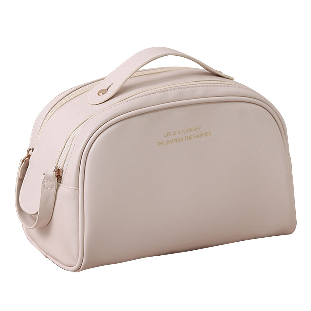 HK8301 Large Capacity Portable Makeup Cosmetics Bag Dual Zipper Portable Toiletry Organizer Bag HK8301 Large Capacity Portable Makeup Cosmetics Bag Dual Zipper Portable Toiletry Organizer Bag